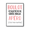 Affiche Collection de Cartes Magic C'est ma Routine - Planetee