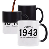 Mug Magique 1943 Tasse Année de naissance anniversaire81 ans - Planetee