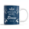 Tasse Noël Eloane Bleu - Planetee