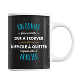 Mug Formidable Asmat Cadeau Travail noir - Planetee