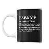 Mug Fabrice Prénom définition - Planetee