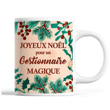 Tasse Noël Gestionnaire homme Beige - Planetee