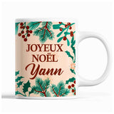 Tasse Noël Yanis Beige - Planetee