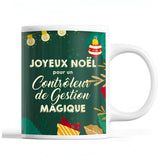 Tasse Noël Contrôleur de Gestion homme Vert - Planetee