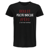 T-shirt homme Pelote Basque C'est ma Routine - Planetee