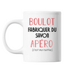 Mug Fabriquer du Savon C'est ma Routine Blanc - Planetee