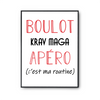 Affiche Krav Maga C'est ma Routine - Planetee