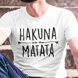 T-shirt Homme Roi Lion Hakuna Matata - Planetee