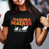 T-shirt Femme Le Roi Lion Hakuna Matata - Planetee