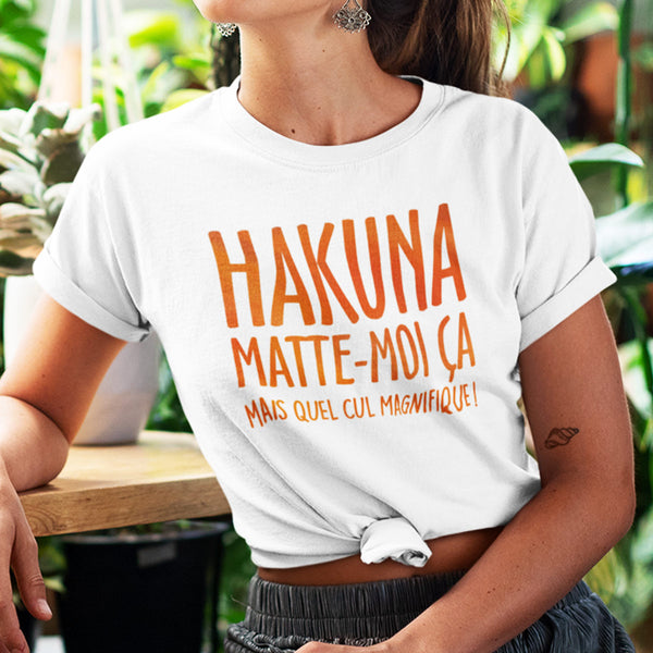 T-shirt Femme Hakuna Matte Moi ça - Planetee