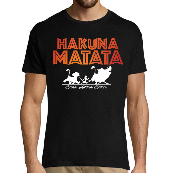 T-shirt Homme Le Roi Lion Hakuna Matata - Planetee