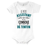 Body bébé Le Petit Assistant de la Console de Tonton - Planetee