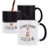 Mug magique Danse classique c'est la vie Danseur et Danseuse | Tasse changement de couleur - Planetee