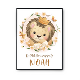 Affiche Noah bébé Lion Roi - Planetee