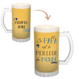 Chope de bière Mohamed-Amine Meilleur Papa du Monde - Planetee