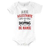 Body bébé La Petite Assistante de Shopping de Mamie - Planetee