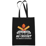 Sac Tote Bag Cricket Légende tu deviendras Noir - Planetee