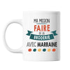 Mug Ma mission Broderie avec Marraine - Planetee