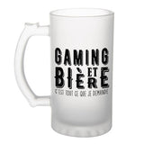 Chope de bière Gaming et bière - Planetee