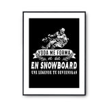 Affiche Snowboard Légende - Planetee