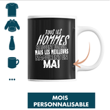 Mug Hommes Égaux Mois Personnalisable - Planetee