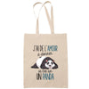 Sac Tote Bag panda amour beige - Planetee