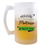 Chope de bière Meilleure Maitresse de tous les temps - Planetee