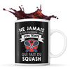 Mug personnalisable squash Prénom Femme Métier Age pour Joueuse de Squash - Planetee