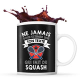 Mug personnalisable squash Prénom Femme Métier Age pour Joueuse de Squash - Planetee