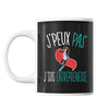 Mug Entrepreneuse j'peux pas Noir - Planetee