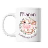 Mug Manon Amour et Biberon de Lait Vache - Planetee