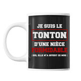 Mug Tonton Nièce Noir - Planetee