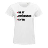 T-shirt femme Best Intérimaire Ever - Planetee