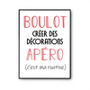 Affiche Créer des Décorations C'est ma Routine - Planetee