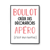 Affiche Créer des Décorations C'est ma Routine - Planetee