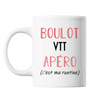 Mug VTT C'est ma Routine Blanc - Planetee