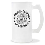 Chope de bière Papy L'homme le mythe la légende - Planetee
