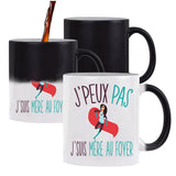 Mug Magique J'peux pas Mère au foyer - Planetee