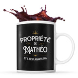 Mug Propriété de Mathias - Planetee