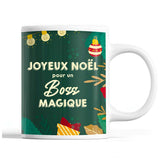 Tasse Noël Boss homme Vert - Planetee