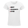 T-shirt femme Best Mamounette Ever - Planetee