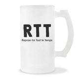 Chope de bière RTT Repose-toi Tout le Temps - Planetee