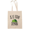 Sac Tote Bag tortue je le ferai demain beige - Planetee