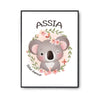 Affiche Assia Bébé d'amour Koala - Planetee