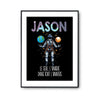 Affiche Prénom Jason Univers - Planetee