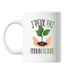Mug Permaculture j'peux pas Blanc - Planetee