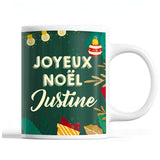 Tasse Noël Justine Vert - Planetee