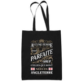 Sac Tote Bag Angleterre Femme Parfaite - Planetee