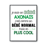 Affiche fier d'être Axonais - Planetee