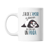 Mug Amour à donner Panda - Planetee